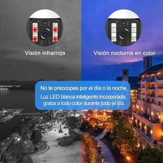 Foto 3 | Cámara de Seguridad 4K Ultra HD 8 MP Wifi con Alarma Eo Safe Imports Esi-9532 Multicolor