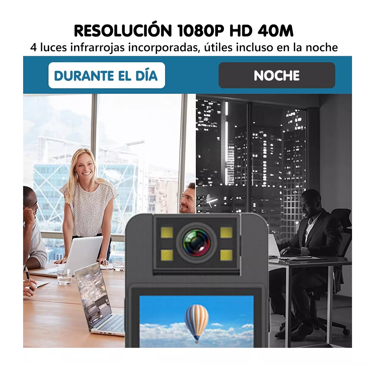 Foto 5 | Cámara de Seguridad Inalámbrica 64 Gb Telele Webcam color Negro