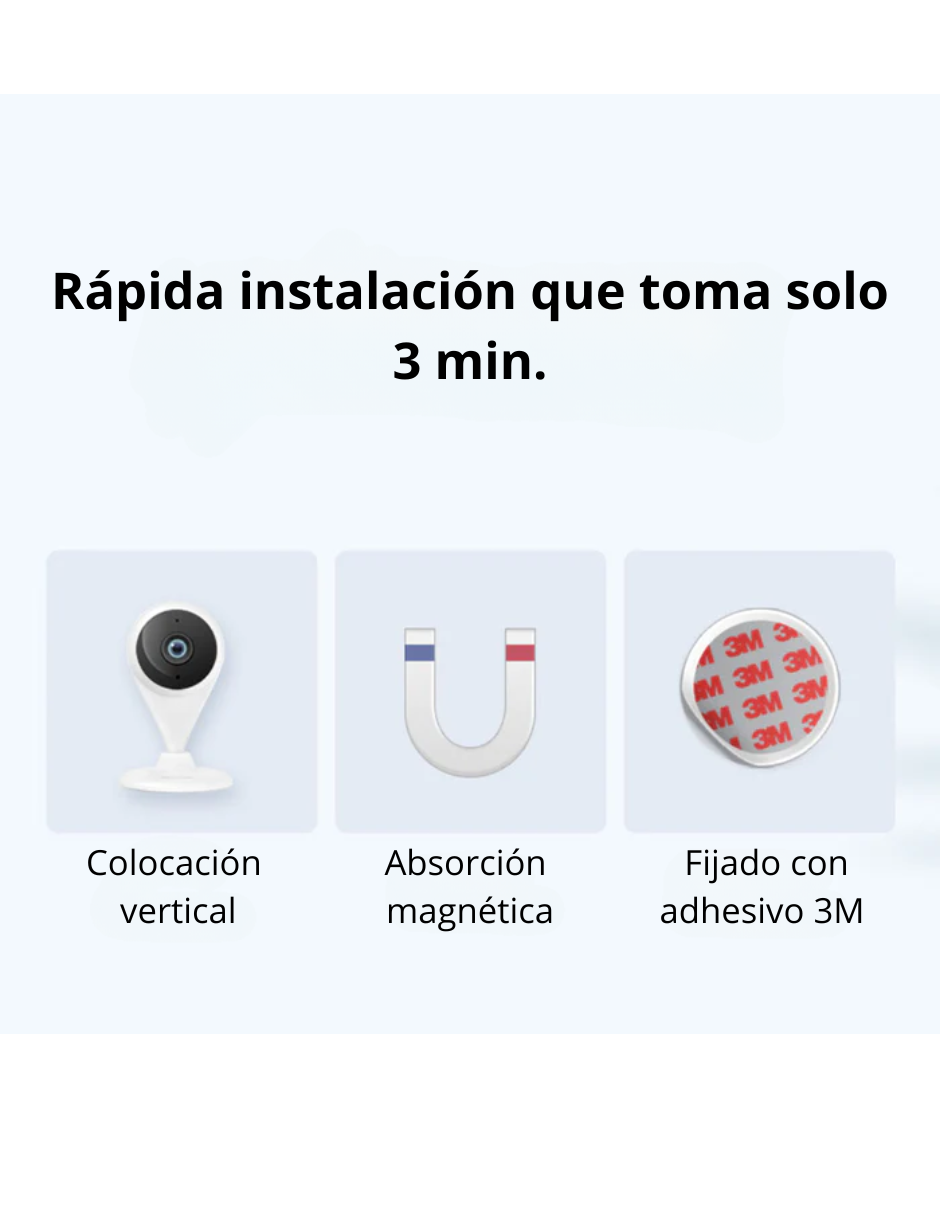 Foto 4 pulgar | Cámara de Seguridad Inteligente para Interiores Graba En 2k Compatible con Alexa y Google