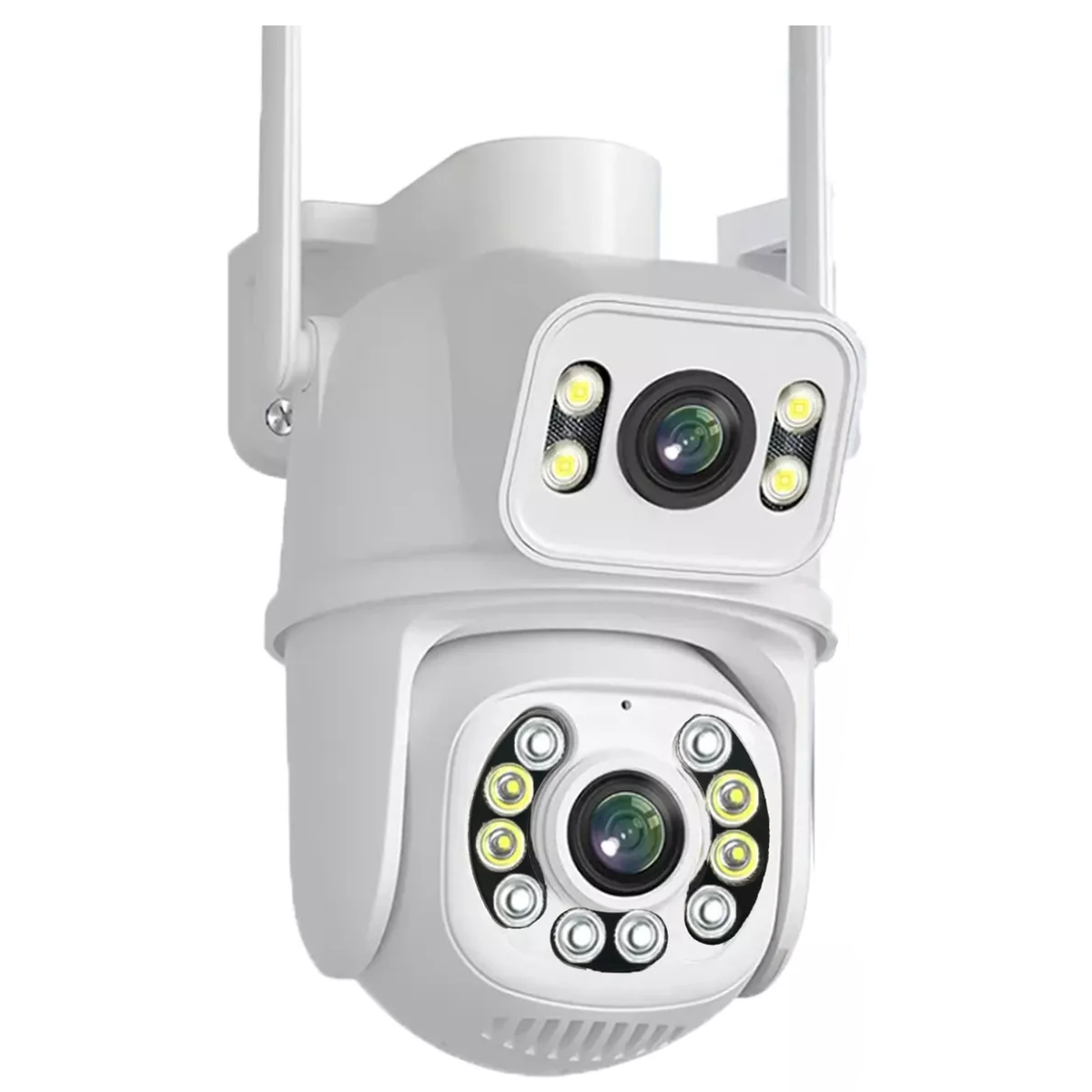 Foto 2 pulgar | Cámara de Seguridad Eo Safe Imports ESI-11310 Blanco 8mp Wifi Exterior 360° con Doble Lente