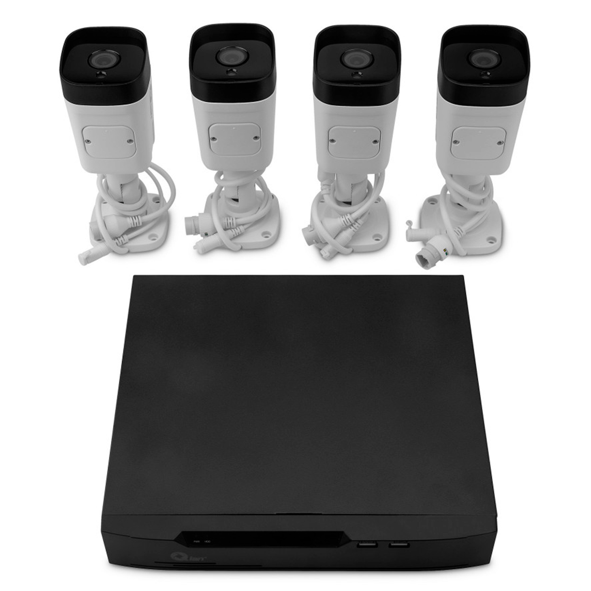 Foto 2 | Nvr Qian 5 Megapixel - Equipo 8 Canales Con Cámara Ip - Poe Bullet De 5 Mp X 4 Piezas- Qet-n0854