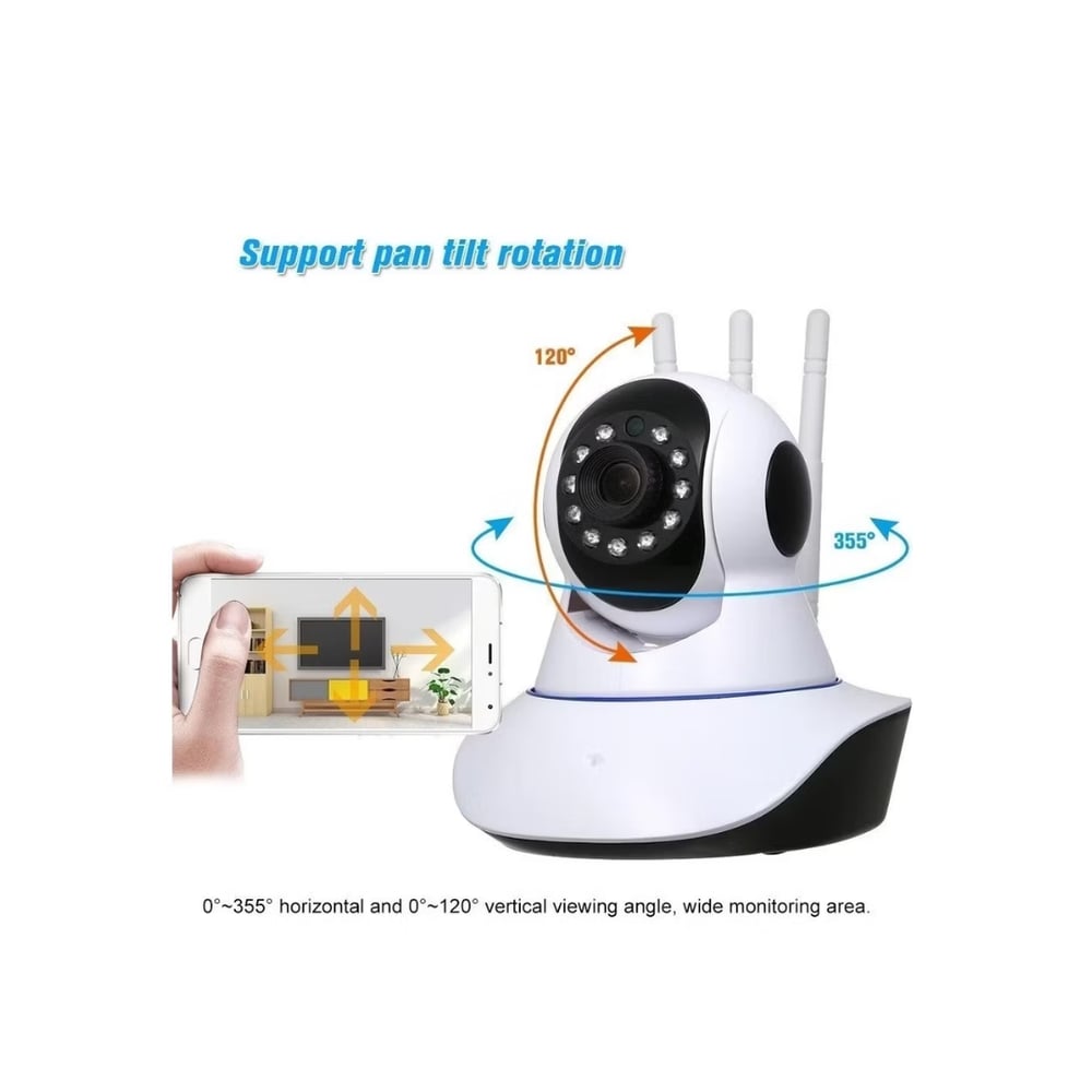 Foto 2 | Cámara de Seguridad Yoosee 5G Night Vision HD 360° Wifi IP - Venta Internacional