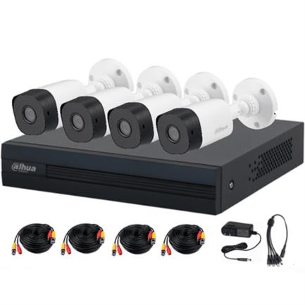 Kit 4 Camaras Cctv Dahua 2mp 1080 Video Vigilancia Dh-4-b1a21n-0360b