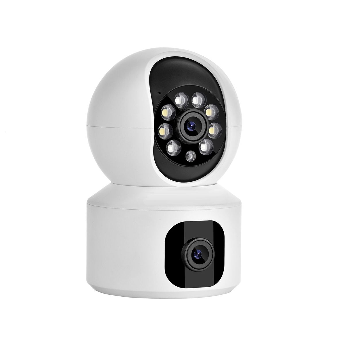 Foto 2 pulgar | Camara De Seguridad Doble Lente Hd 1080p Wifi Ptz 360 Grados Android Iphone