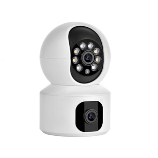 Foto 1 | Camara De Seguridad Doble Lente Hd 1080p Wifi Ptz 360 Grados Android Iphone