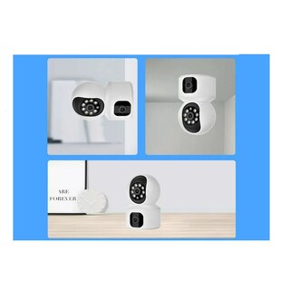Foto 4 | Camara De Seguridad Doble Lente Hd 1080p Wifi Ptz 360 Grados Android Iphone