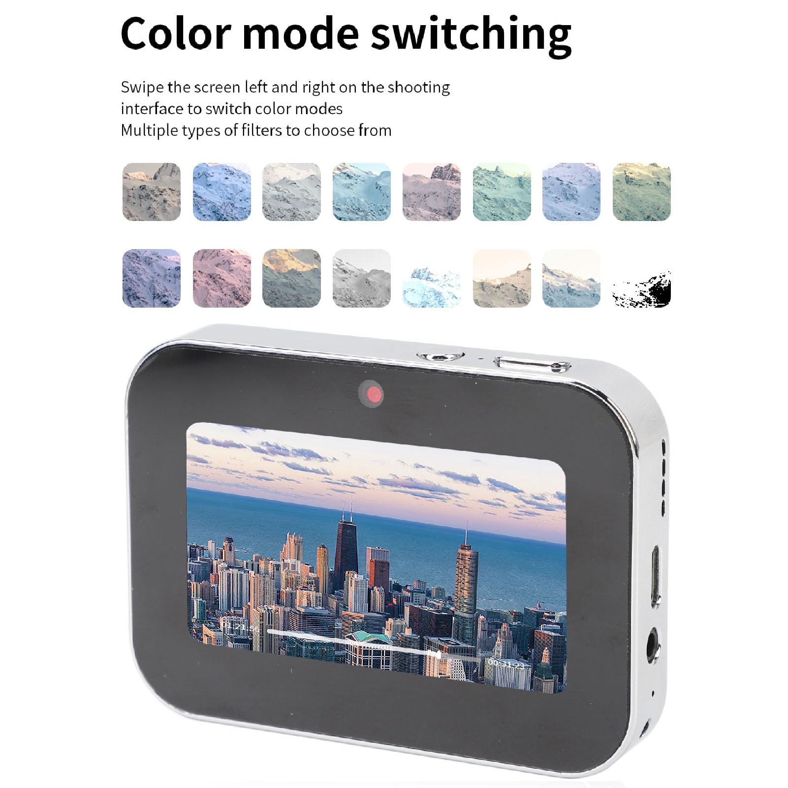Foto 6 pulgar | Cámara Digital 4k Con Lente Triple De 64 Mp, Batería De 3600 Mah - Venta Internacional.
