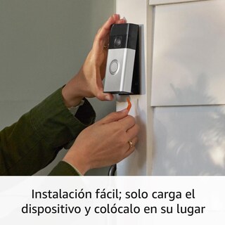 Foto 3 | Timbre Con Camara Inalámbrico Ring Alertas Y Detección De Movimiento Battery Doorbell
