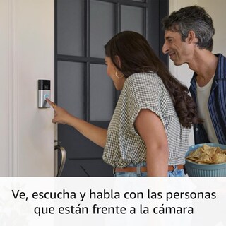 Foto 4 | Timbre Con Camara Inalámbrico Ring Alertas Y Detección De Movimiento Battery Doorbell