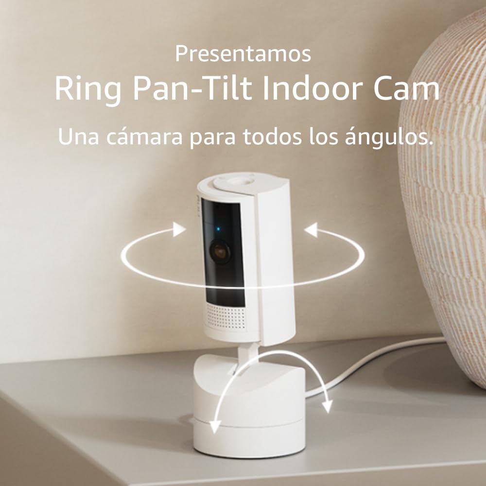 Foto 3 pulgar | Camara Panoramica 360 Ring Pan Tilt Indoor Cam Video Hd Y Audio Bidireccional