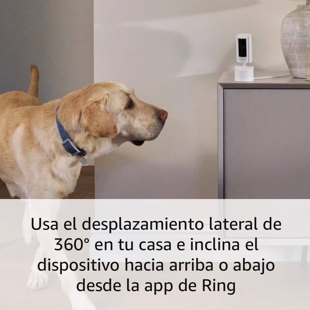 Foto 6 pulgar | Camara Panoramica 360 Ring Pan Tilt Indoor Cam Video Hd Y Audio Bidireccional