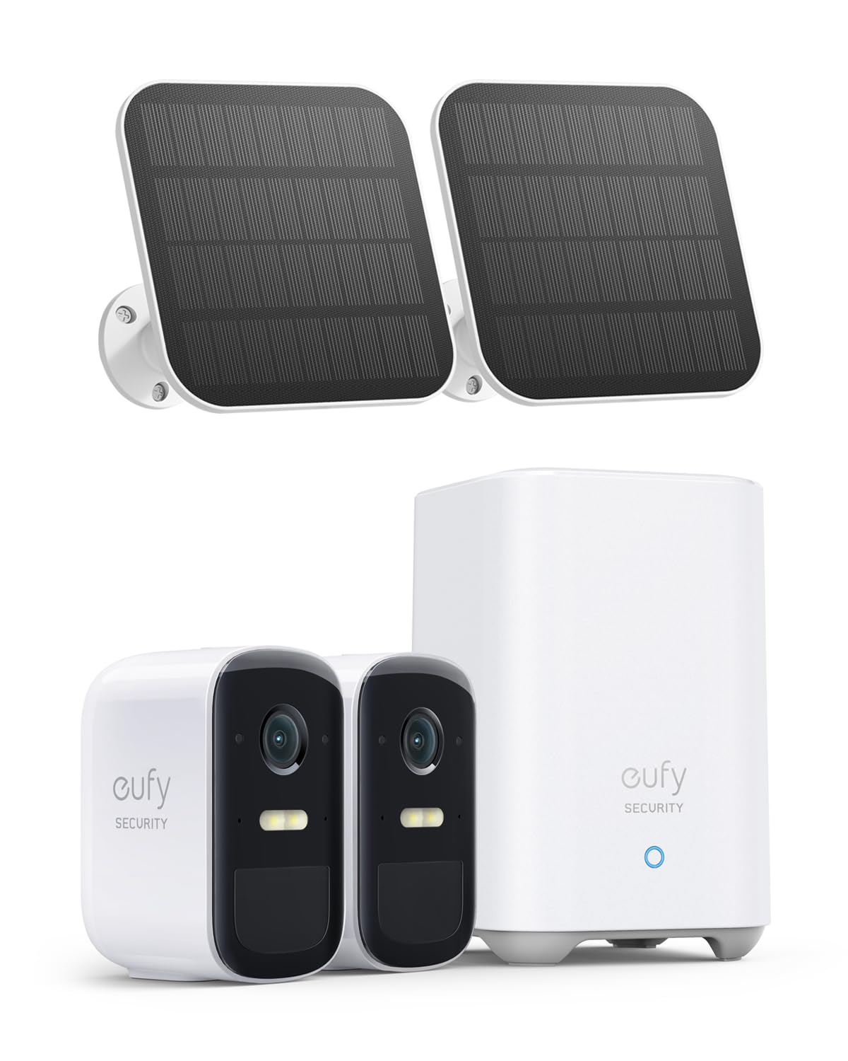 Foto 1 | Cámara De Seguridad Eufy Security Eufycam 2c Kit De 2 Cámaras Con Panel Solar - Venta Internacional.