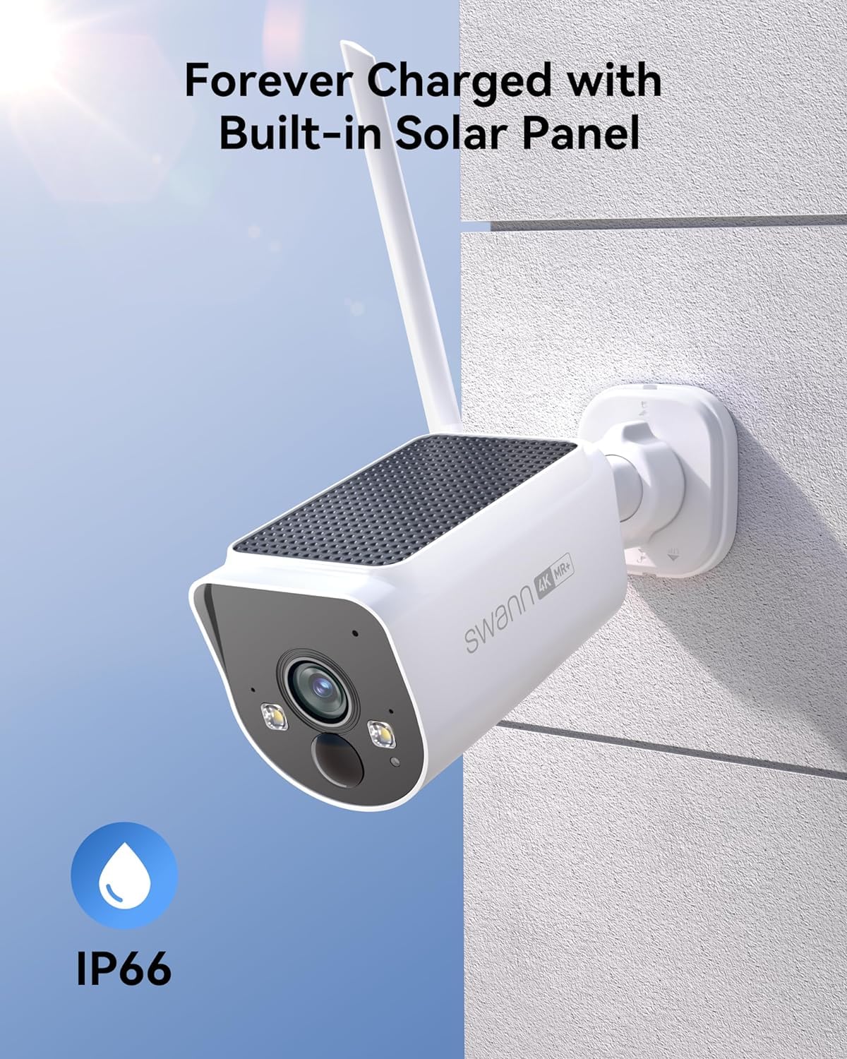 Foto 5 pulgar | Sistema De Seguridad Swann Maxranger 4k Wireless Nvr 2-cam Solar - Venta Internacional.