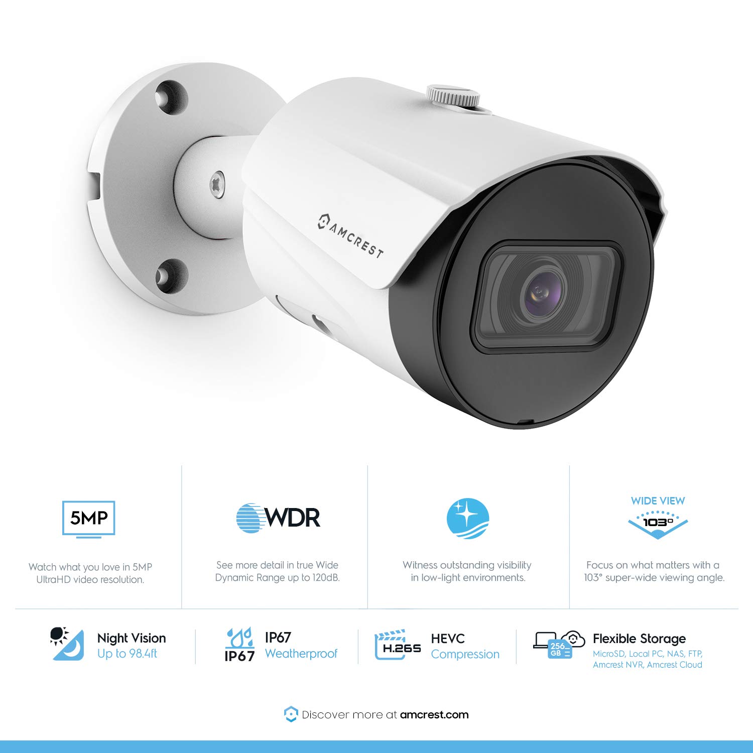 Foto 6 pulgar | Sistema De Cámaras De Seguridad Amcrest 5mp 4k 8ch Nvr Con 4 Cámaras - Venta Internacional.