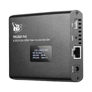 Foto 2 | Codificador De Vídeo Tbs2603 Poe Ndi|hx Compatible Con H.265/h.264 - Venta Internacional.
