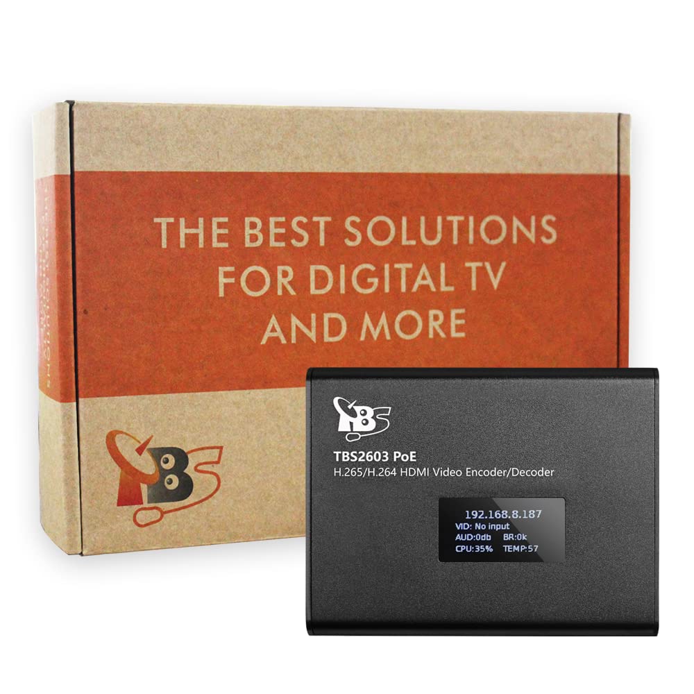 Foto 6 pulgar | Codificador De Vídeo Tbs2603 Poe Ndi|hx Compatible Con H.265/h.264 - Venta Internacional.