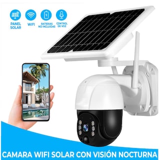 Foto 5 | Cámara De Seguridad Solar Wifi Con Resolución De 2mp Y Visión Nocturna