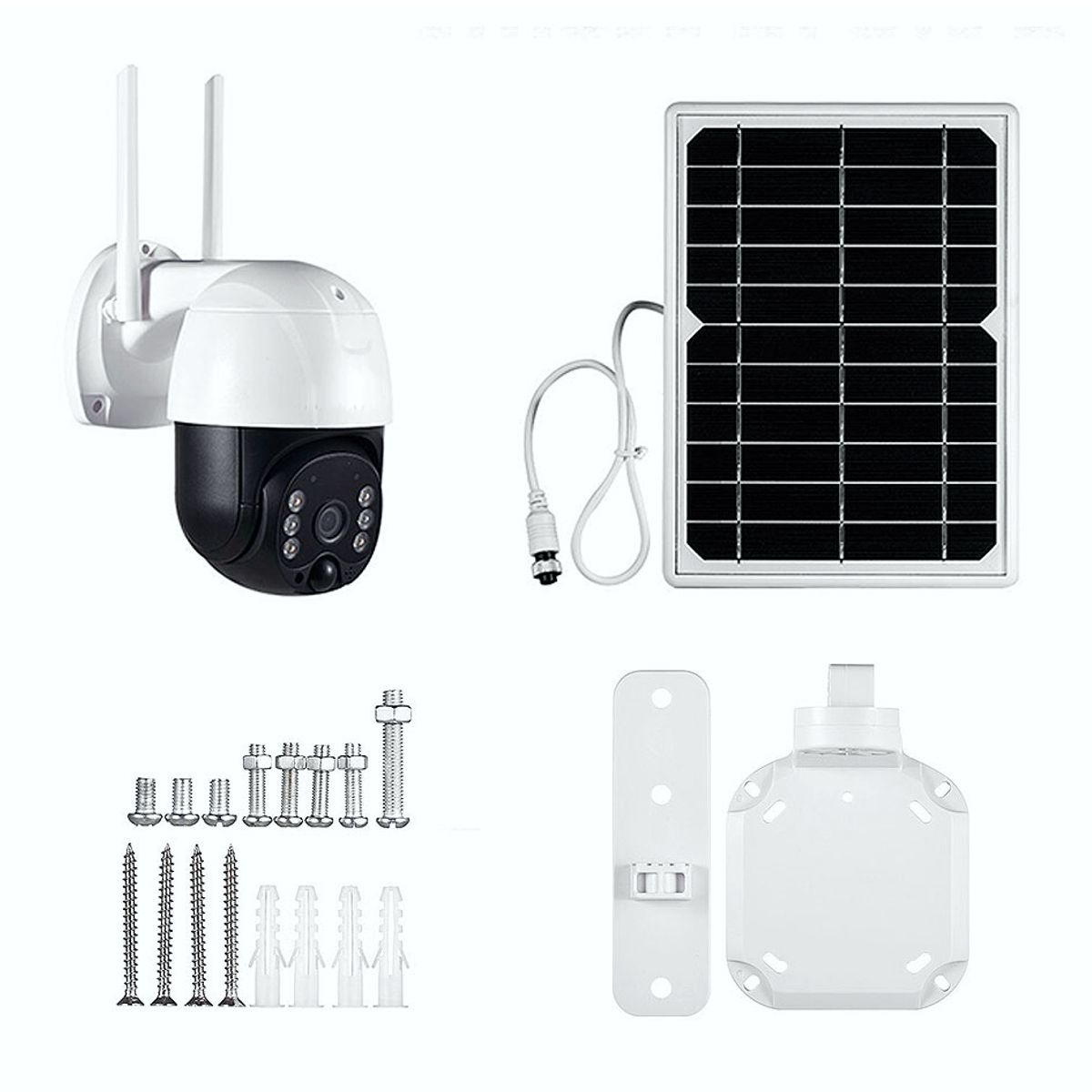 Foto 9 pulgar | Cámara De Seguridad Solar Wifi Con Resolución De 2mp Y Visión Nocturna