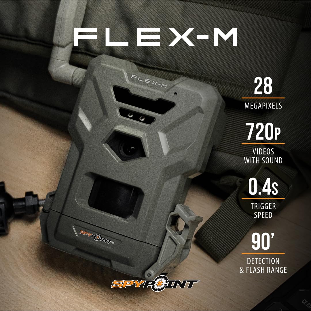 Foto 4 pulgar | Cámara Móvil De Rastreo Spypoint Flex-m Solar Con Accesorios - Venta Internacional.