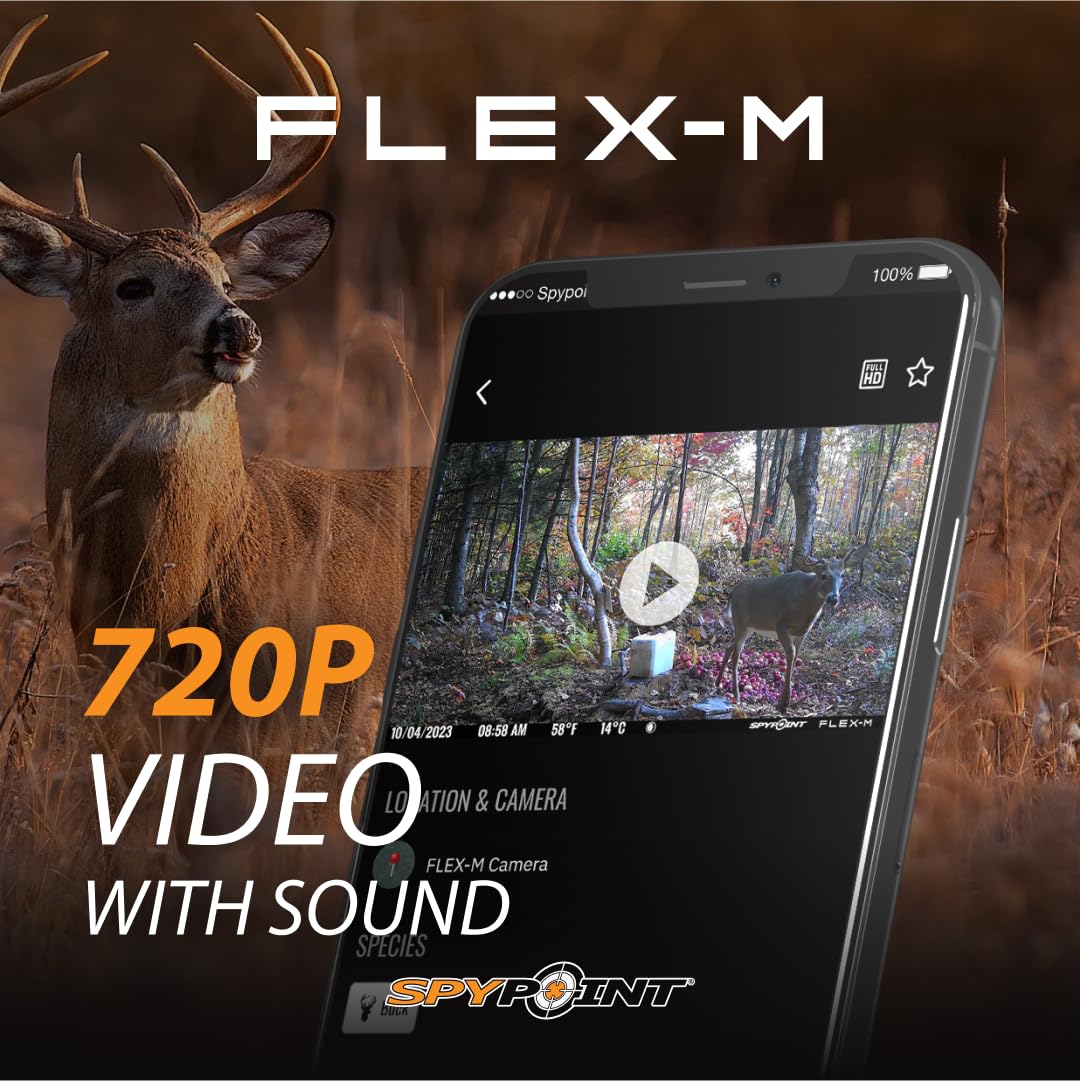 Foto 5 | Cámara Móvil De Rastreo Spypoint Flex-m Solar Con Accesorios - Venta Internacional.