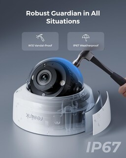 Foto 3 | Sistema De Cámaras De Seguridad Reolink De 5 Mp Y 8 Canales Con 4 Cámaras Y Disco Duro De 2 Tb - Venta Internacional.