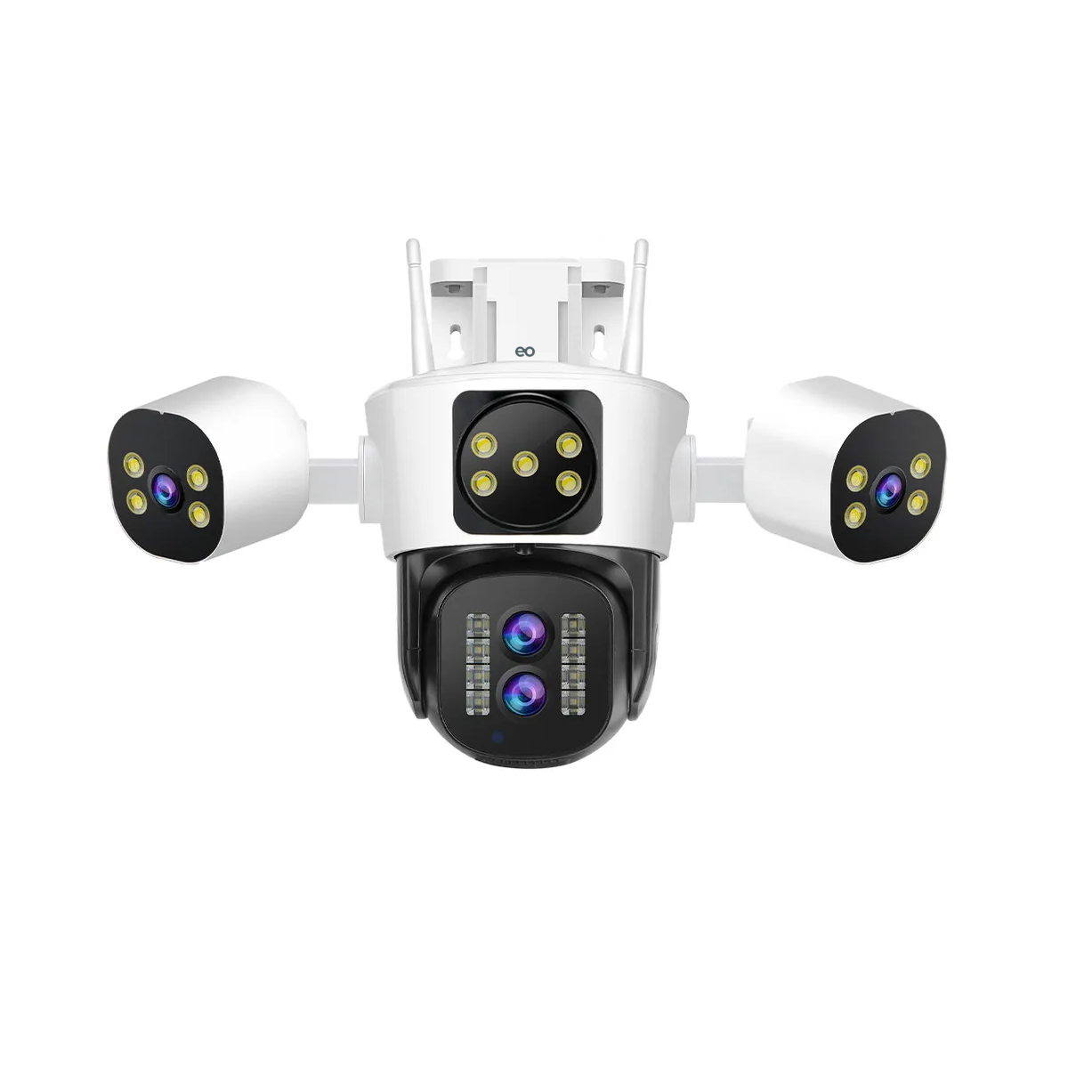 Foto 2 pulgar | Cámaras De Seguridad 16mp Cuatro Lentes Zoom 10x 1440p Eo Safe Imports Esi-19552 Blanco