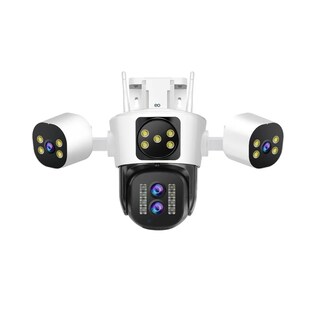 Foto 1 | Cámaras De Seguridad 16mp Cuatro Lentes Zoom 10x 1440p Eo Safe Imports Esi-19552 Blanco