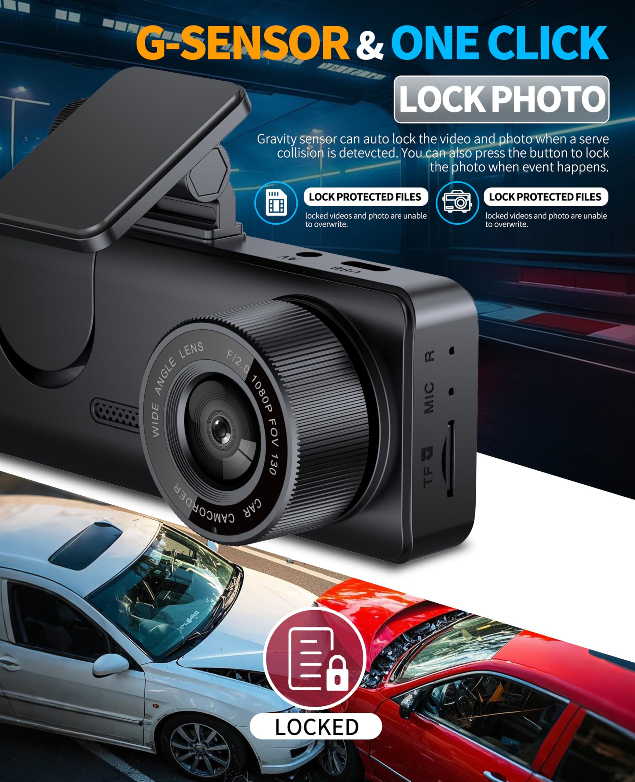 Foto 6 pulgar | Dash Cam Fotn S16 Frontal De Doble Canal Wifi 1080p + 720p - Venta Internacional.