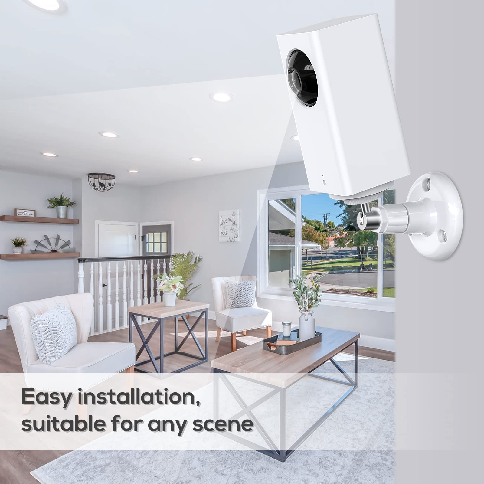 Foto 7 pulgar | Soporte De Pared Fastsnail Para Wyze Cam Pan V3/v4 Y Exteriores - Venta Internacional.