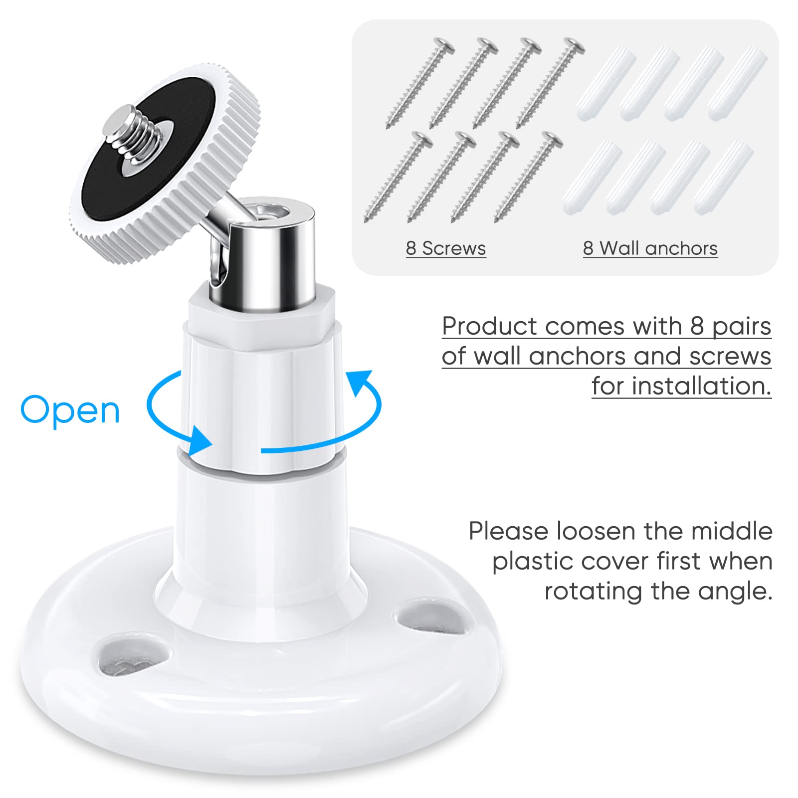 Foto 8 pulgar | Soporte De Pared Fastsnail Para Wyze Cam Pan V3/v4 Y Exteriores - Venta Internacional.