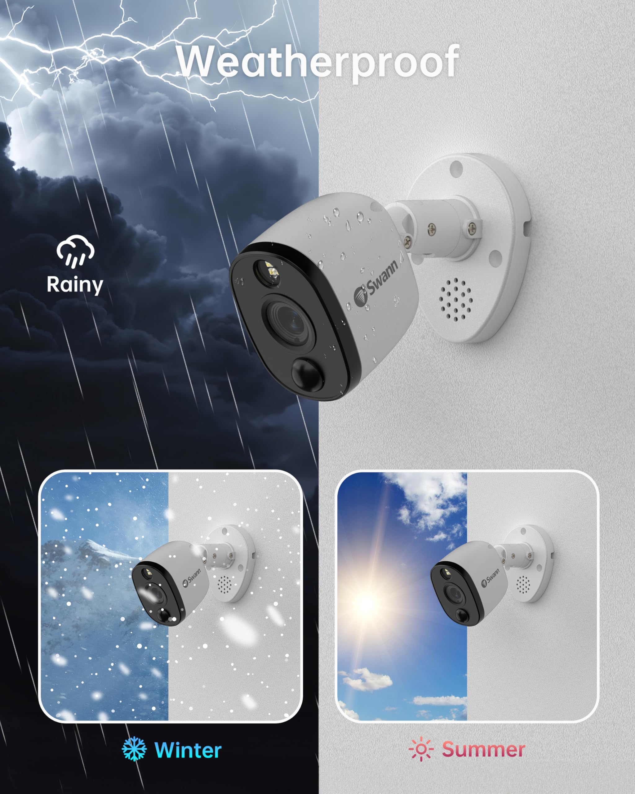 Foto 4 pulgar | Cámara De Seguridad Swann Add-on Dvr Bullet 4k Ultra Hd, Paquete De 1 - Venta Internacional.