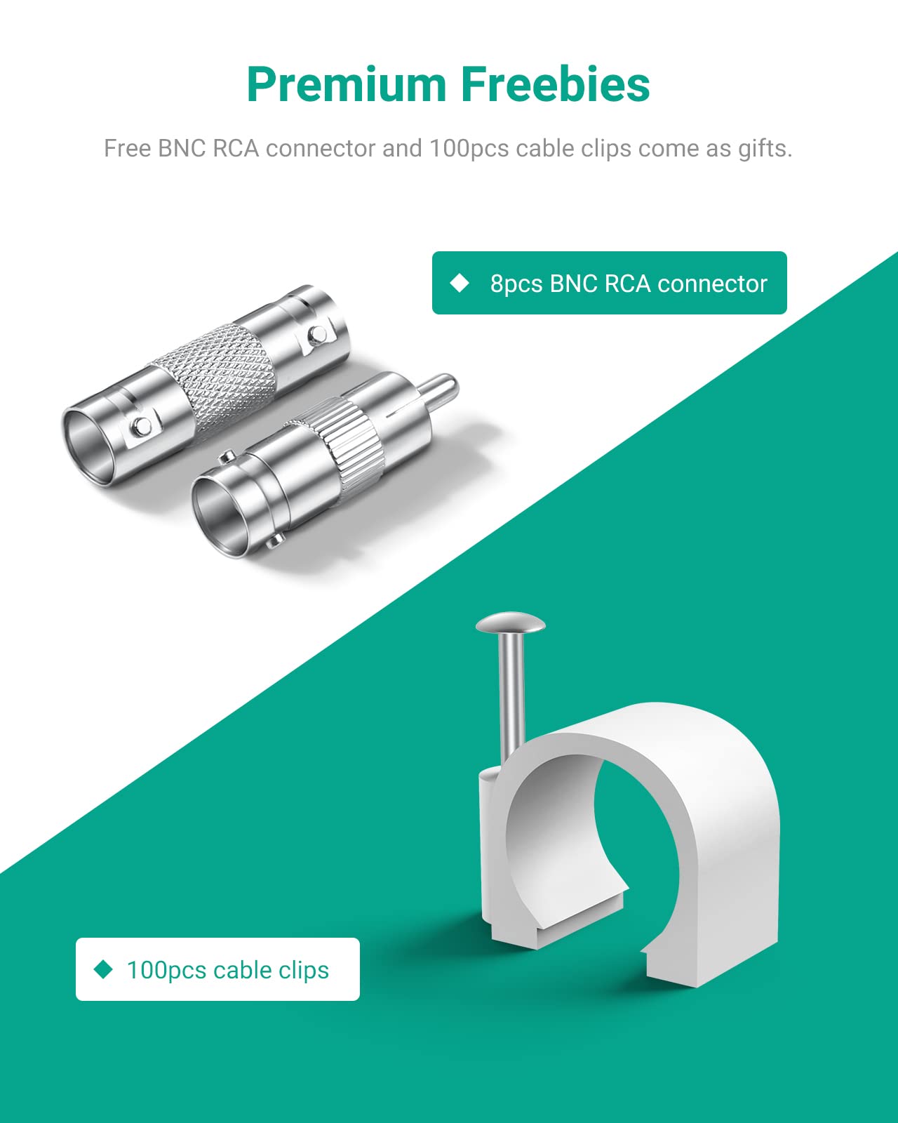 Foto 4 pulgar | Paquete De 4 Cables De Alimentación De Vídeo Annke De 30 M Con Conectores Y Clips - Venta Internacional.