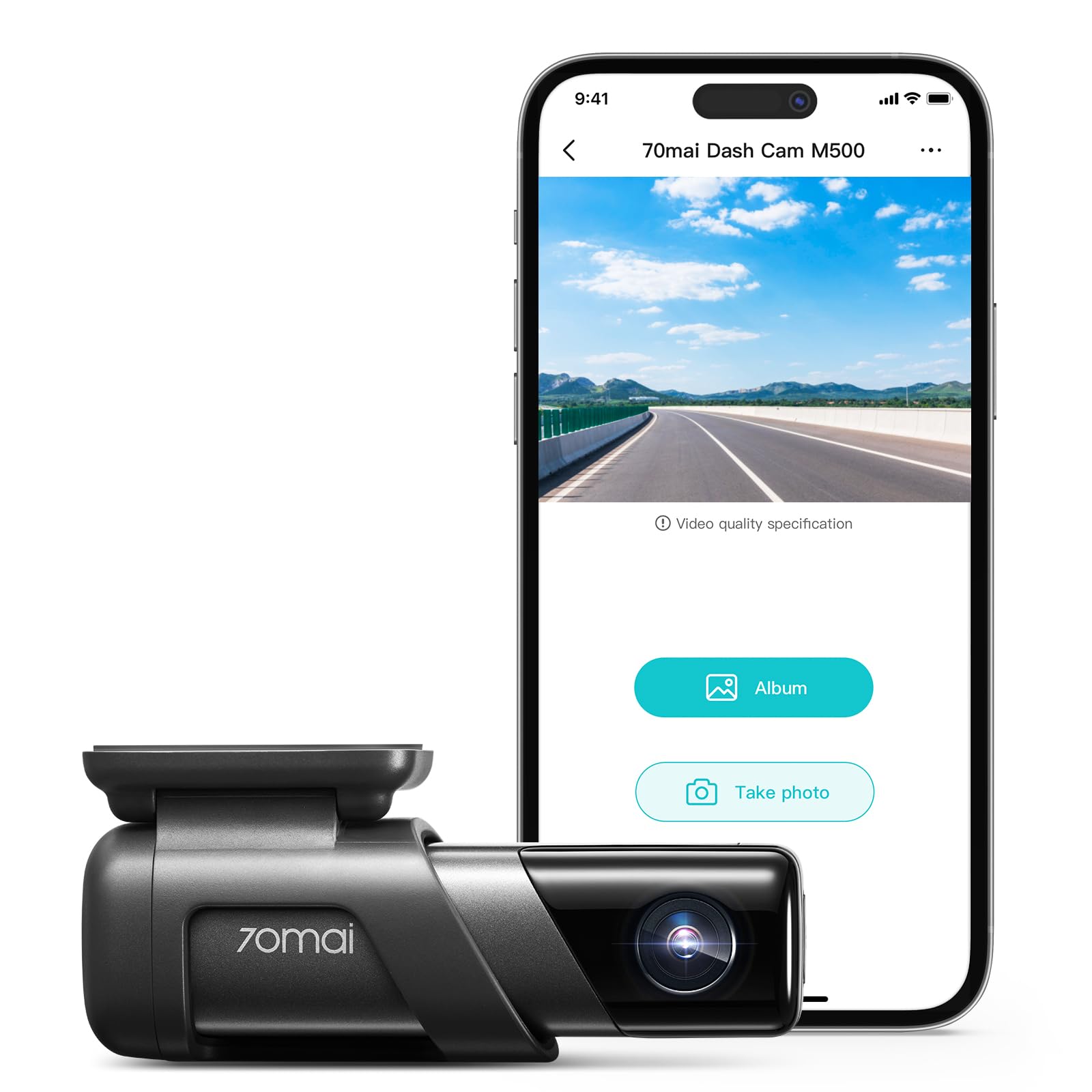 Dash Cam 70mai True 3k 1944p M500 128 Gb Emmc Con Gps Y Adas - Venta Internacional.