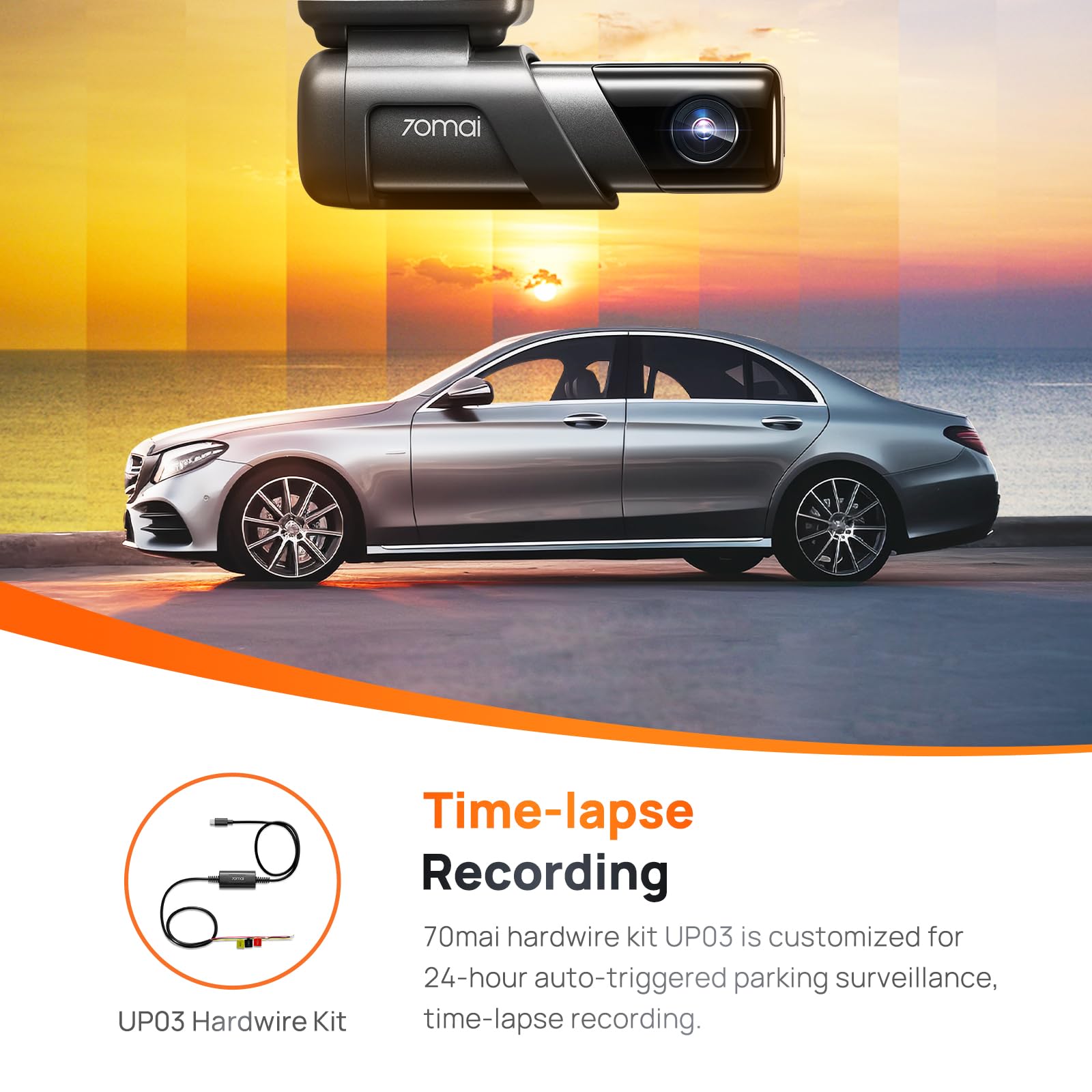 Foto 7 pulgar | Dash Cam 70mai True 3k 1944p M500 128 Gb Emmc Con Gps Y Adas - Venta Internacional.