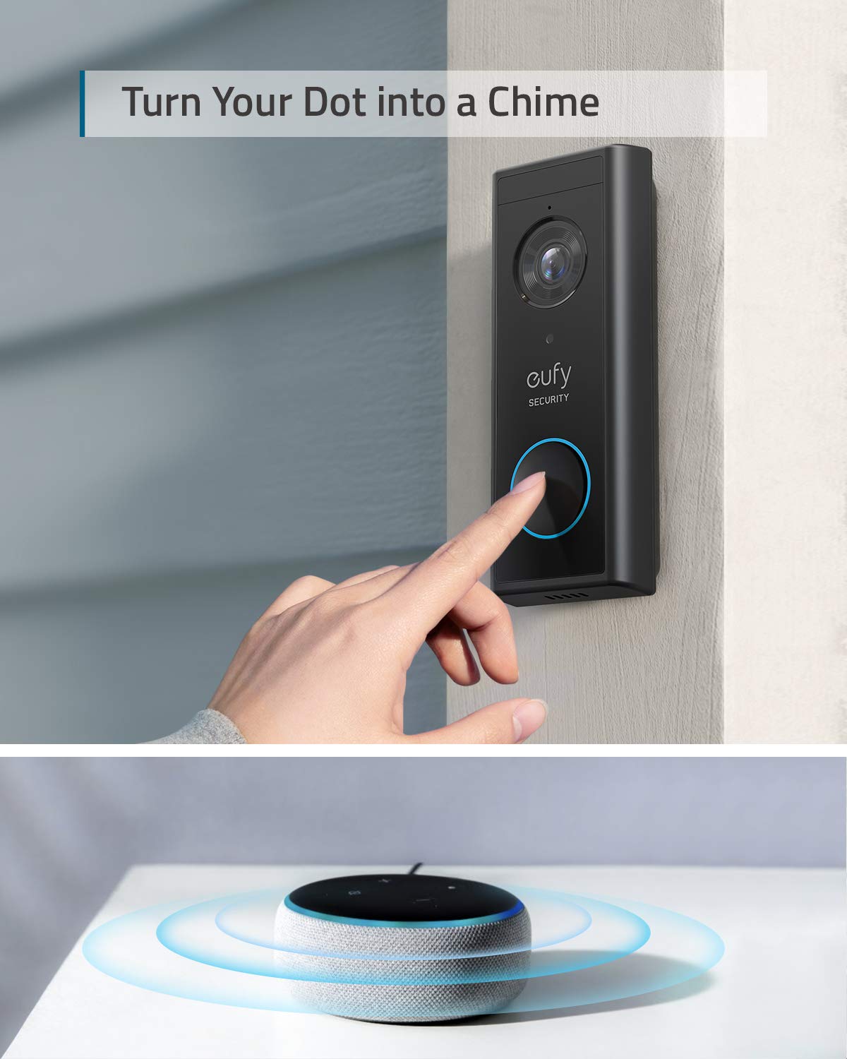 Foto 5 pulgar | Cámara Con Videotimbre Eufy Security S220 Alimentada Por Batería 2k - Venta Internacional.