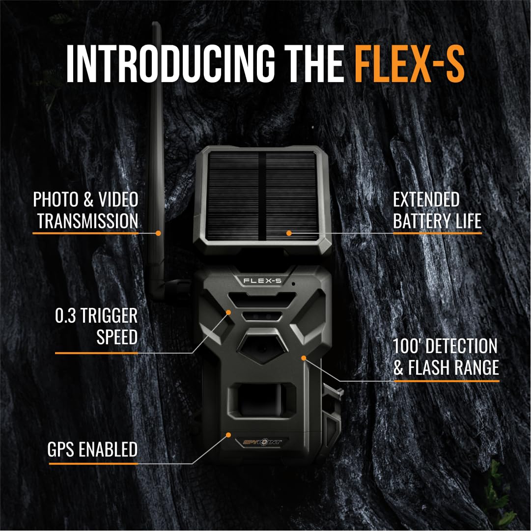 Foto 3 pulgar | Cámara De Rastreo Spypoint Flex-s Solar Outdoor Celular De 36 Mp - Venta Internacional.
