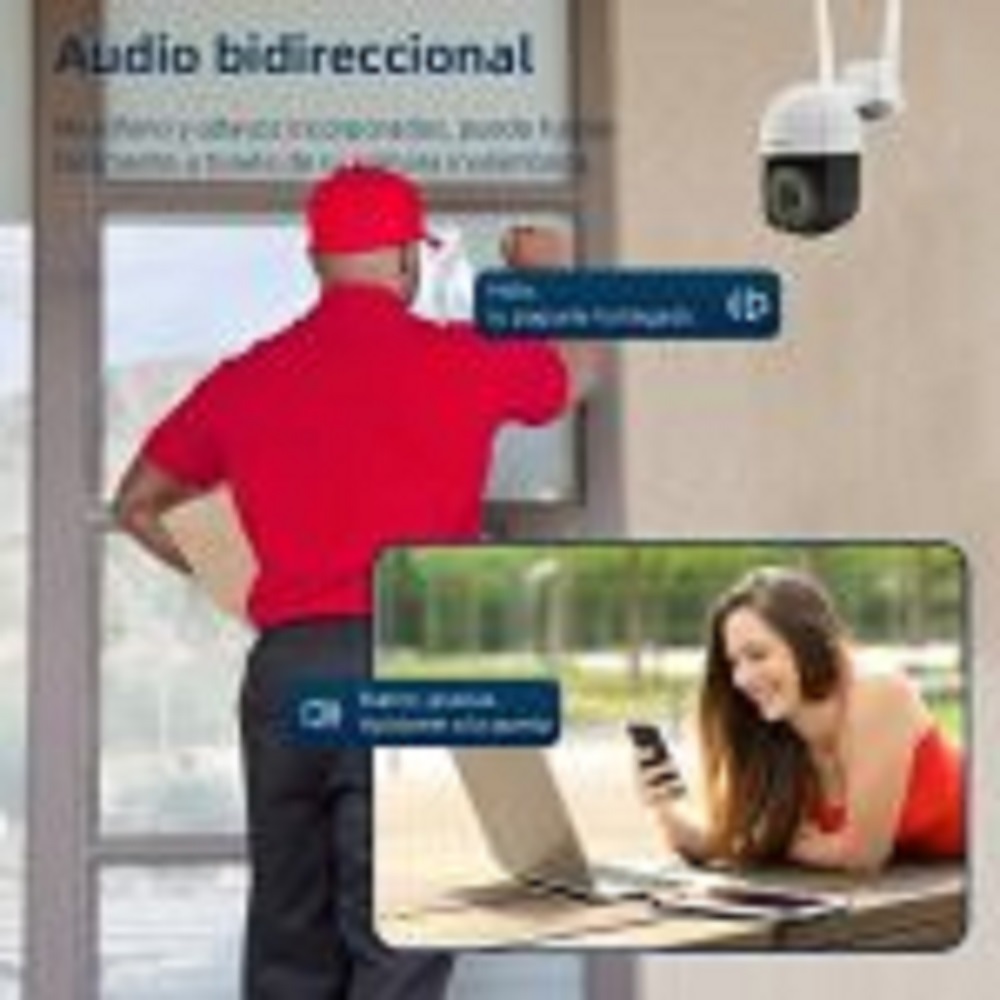 Foto 4 | Cámara Wifi Inalambrica Para Exteriores