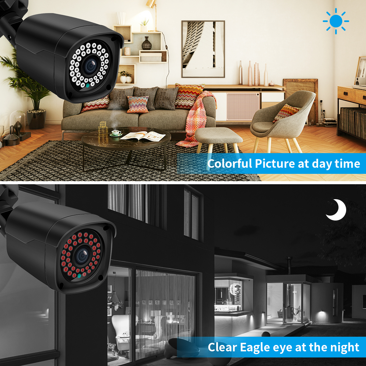 Foto 6 pulgar | 2nlf  5mp Kit Dvr 8 Camaras Camaras Circuito Cerrado 1tb