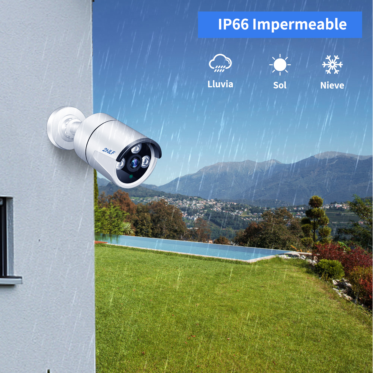 Foto 7 | 2nlf® Kit De Camaras Videovigilancia Cctv Hd 2mp Dvr 500gb