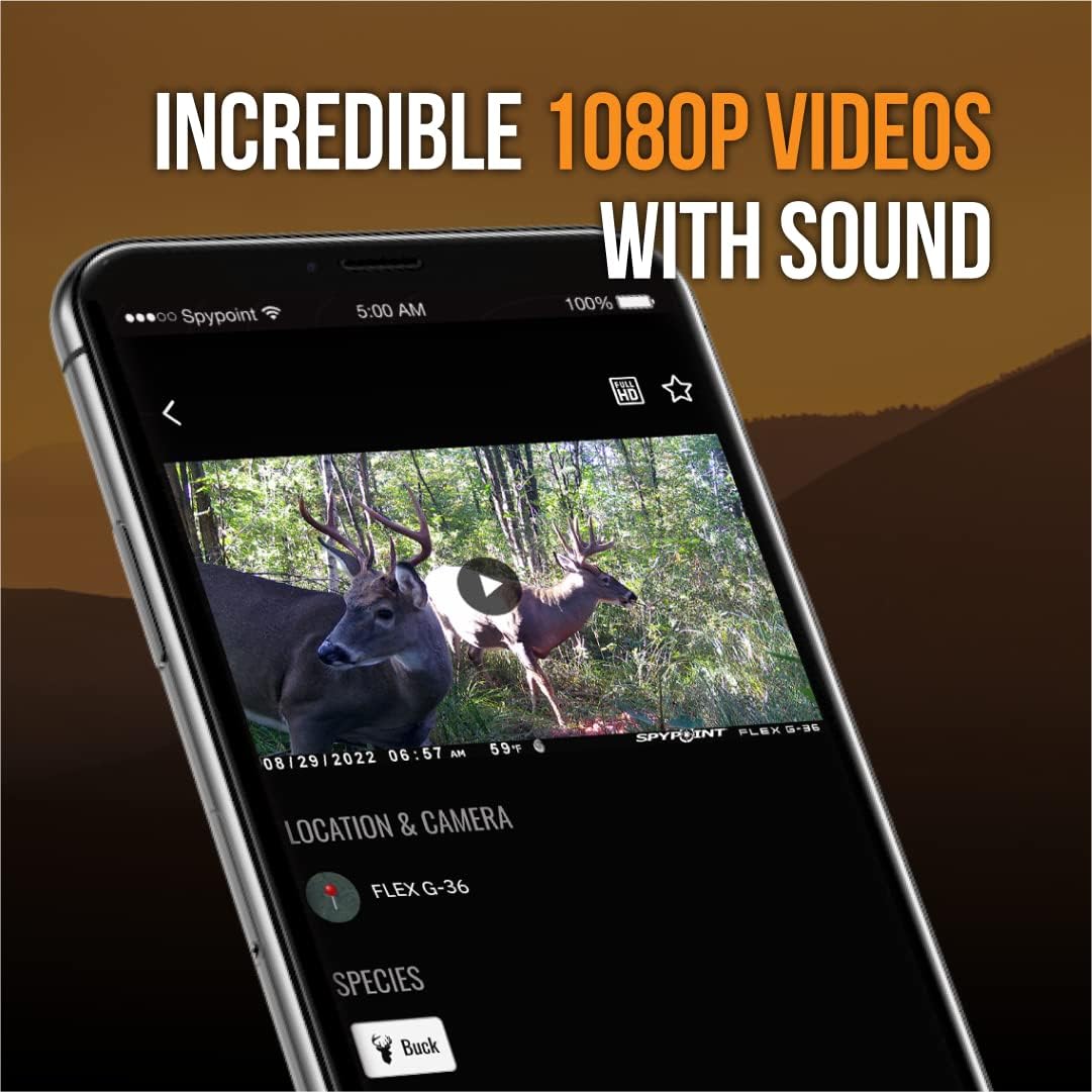 Foto 6 | Cámara Móvil De Rastreo Spypoint Flex G-36 De 36 Mp Con Vídeo De 1080p - Venta Internacional.