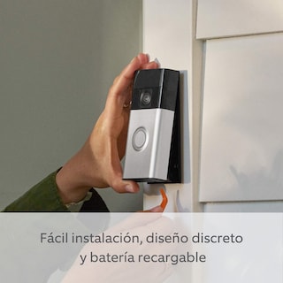 Foto 6 | Timbre Con Cámara Inalámbrico Ring Color Níquel Satinado