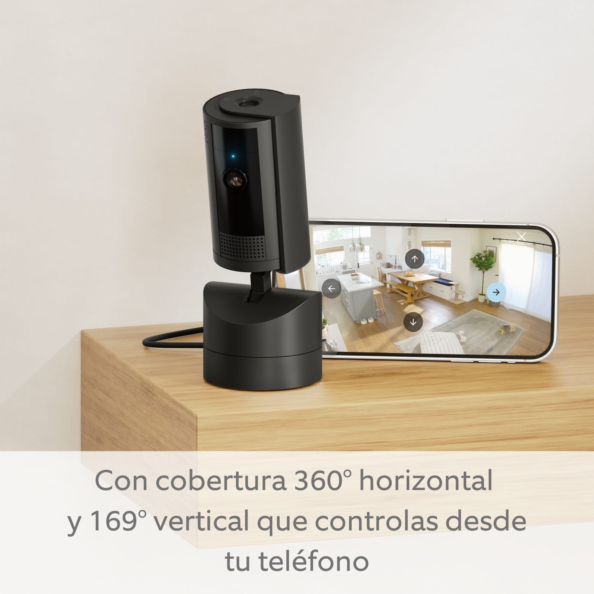 Foto 5 pulgar | Cámara De Seguridad Interior Con Movimiento Ring Color Negro