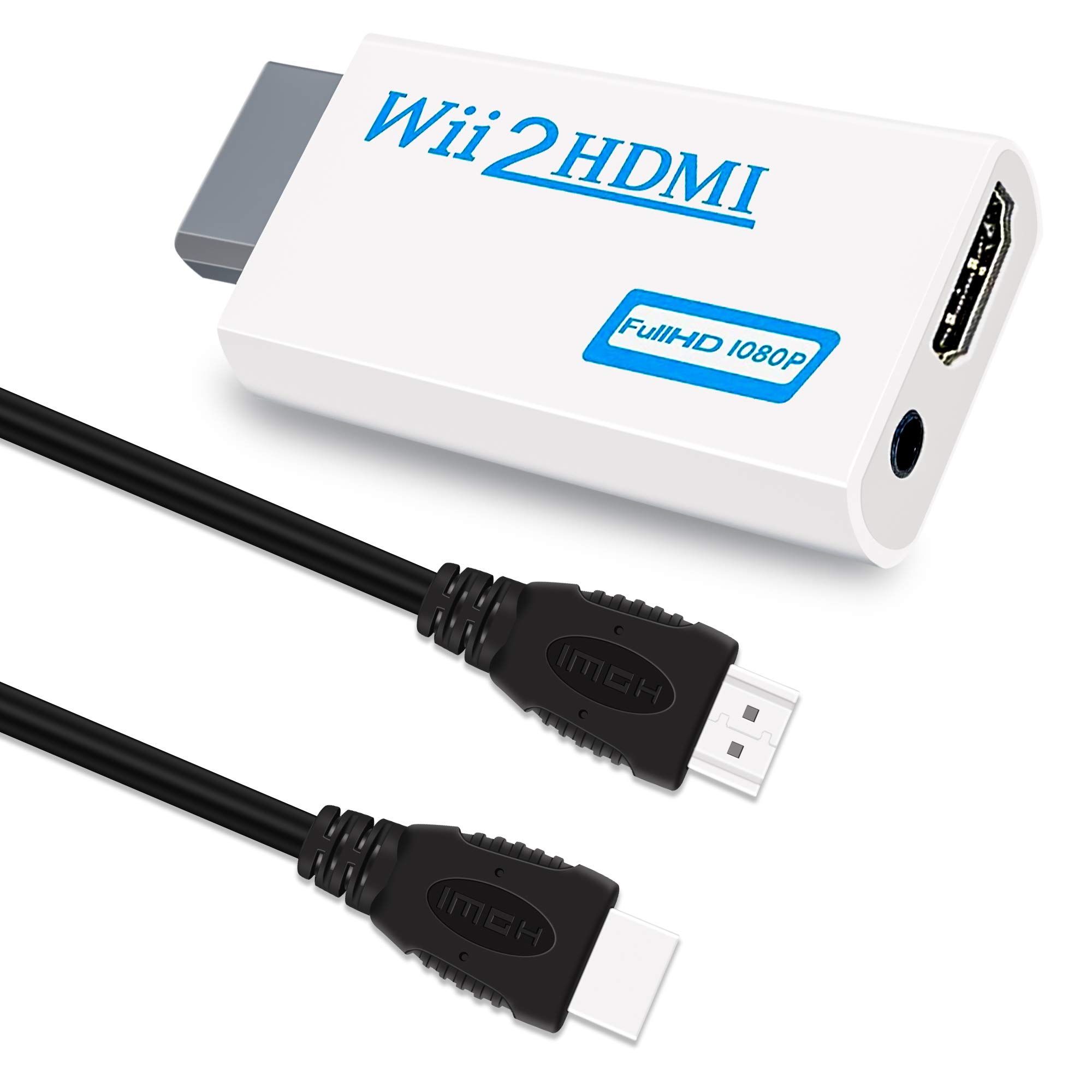 Foto 2 pulgar | Adaptador Conversor Wii A Hdmi 1080p Para Nintendo Wii Wii U - Venta Internacional.