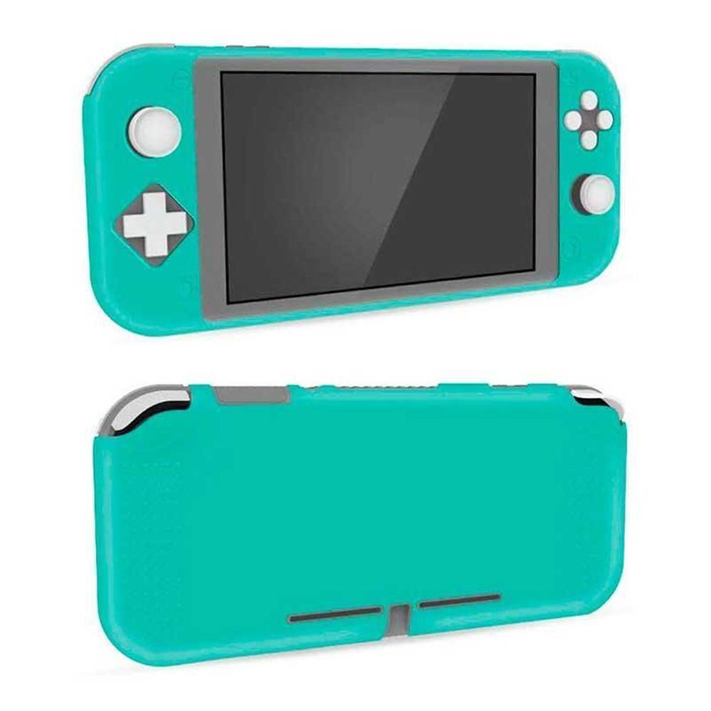 Case Protector De Silicon Para Nintendo Switch Lite Turquesa