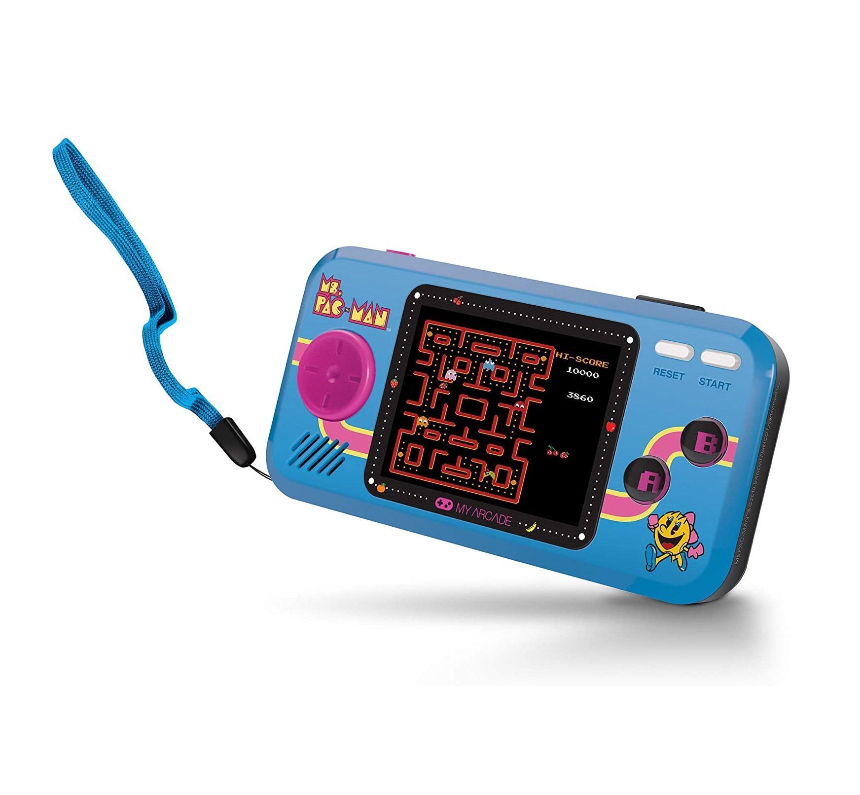 Foto 2 pulgar | Consola De Juegos Portátil Mi Arcade  Ms.pac-man Pocket Player 2.75 color Azul