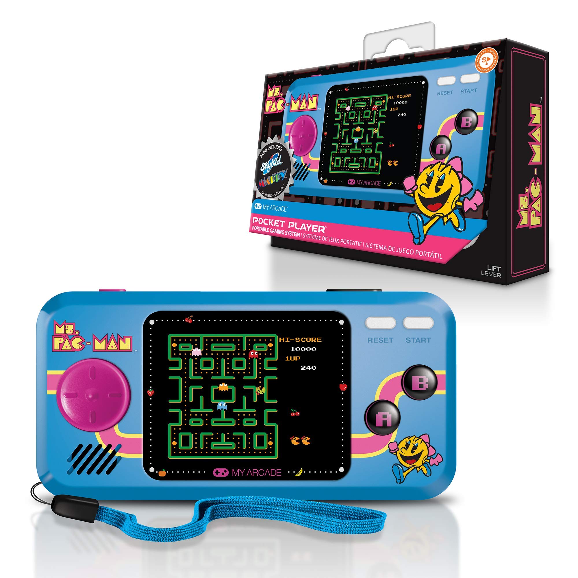 Consola De Juegos Portátil My Arcade Pocket Player Con 3 Juegos - Venta Internacional.