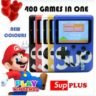 Foto 1 | Miniconsola Sup Portable Retro 400 Games Con Gamepad Amarillo - Venta Internacional.