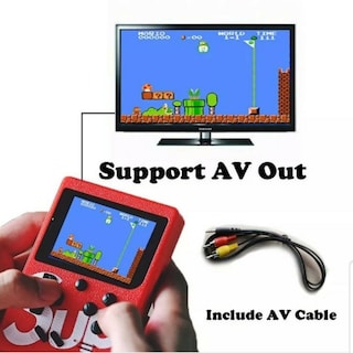 Foto 4 | Miniconsola Sup Portable Retro 400 Games Con Gamepad Amarillo - Venta Internacional.
