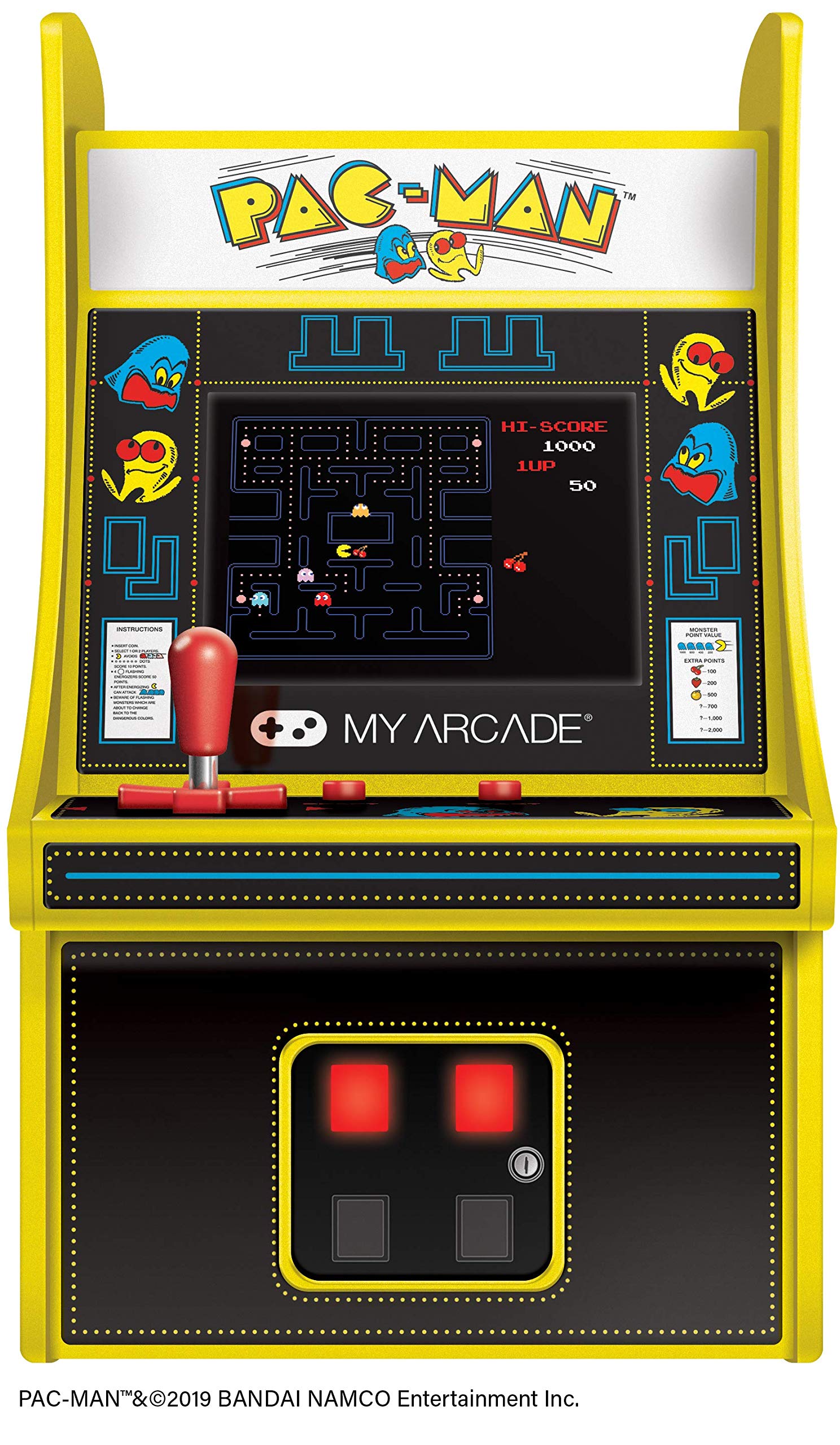 Foto 3 pulgar | Mini Arcade Machine My Arcade Dgunl-3220, Juego Pac-man - Venta Internacional.