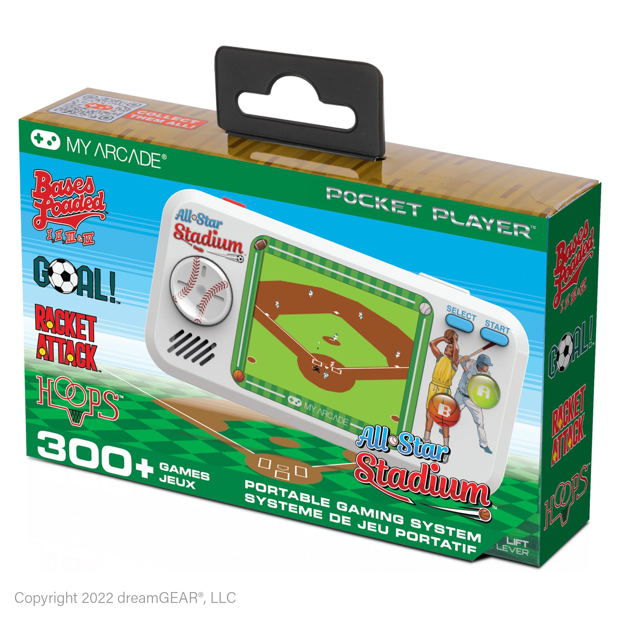Foto 3 pulgar | Sistema De Juego Portátil My Arcade All Star Stadium Pocket - Venta Internacional.